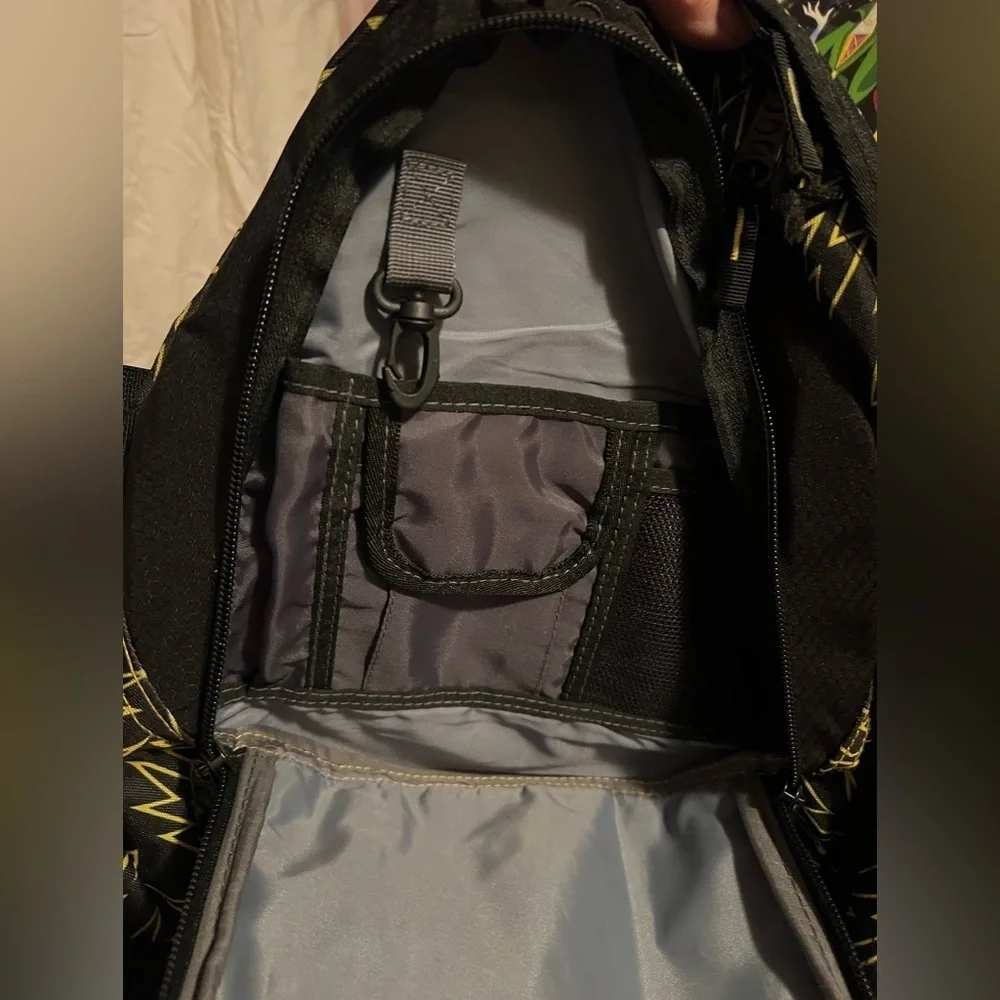 High Sierra Fatboy Backpack Black & Yellow EUC